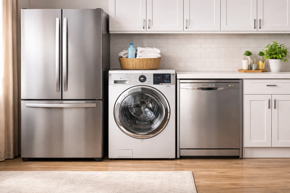 Large home appliances deals on washing machines, refrigerators and dishwashers
